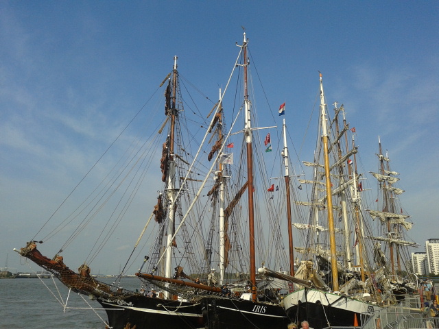 Moored up at Woolwich Sept 2014 Greenwich Tall Ships Regatta 20140909_163540